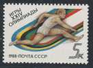 Soviet Unie CCCP Russia1988 Mi 5840 YT 5523 SG 5885 ** Hurdling / Hürdenlauf / Course De Haies- Olympic Games Seoul 1988 - Ete 1988: Séoul