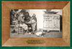PEOPLE DRINKING - SMOKING And Playing DOMINO - Vf 1908 POSTCARD - N. De Zwaai Painter - CIRCULATED In ARGENTINA - Vins & Alcools