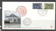 SURINAME 1968 FDC 61 KERK CHURCH BLANCO VERY FINE - Suriname ... - 1975