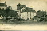 32 - CPA Riscle - Une Place Et Eglise - Riscle