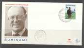 SURINAME 1971 FDC E84 PRINS BERNHARD BLANCO VERY FINE - Surinam ... - 1975