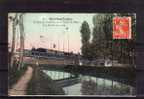 45 CHATILLON COLIGNY Pont Du Tramway Sur Le Canal De Briare, Rivière Du Loing, Colorisée, Ed Merle 25, 1908 - Chatillon Coligny