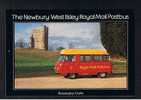 The Newbury - West Ilsley Royal Mail Postbus At Donnington Castle Berkshire - Commer Van Transport - Ref 396 - Altri & Non Classificati