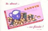 ANCIEN BUVARD. PUBLICITÉ POUR LE CHOCOLAT LANVIN. - Chocolat