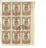 USSR Block Of 9 1945 - Mothers Order (Mi#969) - Gebruikt