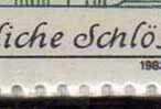 Sanssouci Kurzes H In Schlösser DDR 2826 I ** 50€ Mit Vergleichsstück - Abarten Und Kuriositäten