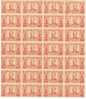 Indochine  Y&T N°266    Planche De 28  Timbres - Andere & Zonder Classificatie