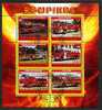 2007, CAMIONS POMPIERS 1, 6 Valeurs Oblitérées / Used. R2237 - Camiones