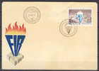 Hungary 1971 FDC Cver International Fredom Fighter Union 20 Years FIR ERROR Red Colour Missing (Flame) SCARCE !! - FDC