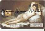 TARJETA DE ESPAÑA DE LA MAJA DESNUDA DE TIRADA 9100  NUEVA-MINT  (PINTURA-PAINTING - Peinture