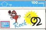 8 TARJETA DE GIBRALTAR DE ROCK 92  (204A) - Gibilterra