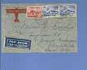 485+487 Op Luchtpost Brief Met Stempel ANSEREMME Naar Elisabethville /  Congo-Belge - Covers & Documents
