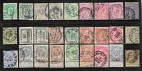 BELGIUM 27 USED STAMPS 1869-1900 - Unclassified
