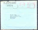 Argentina Cia. MASSEY-HARRIS Buenos Aires Meter Stamp Cover 1939 To Copenhagen Dinamarca Denmark - Brieven En Documenten