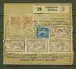 FRANCE N° 120 X 5 + 140 + Paire Fiscaux S/bulletin D'expédition - Lettres & Documents