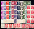 Chambéry, La Rochelle, Poitiers, Orléans, Grenoble, Angers, Dijon, 553-64**, Cote 480 €, Sans Charnière ++ - 1941-66 Wappen