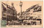 Carte Postale Ancienne Molsheim - La Fontaine Et L'Hôtel De Ville - Molsheim