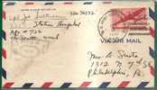 USA - ARMY POSTAGE SERVICE 1944 CENSORED COVER - Briefe U. Dokumente