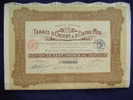 Action " Tabacs D'Orient & D'Outre Mer "   Tabac    Paris  1928 Tobacco - Industry