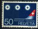 PIA - SVIZZERA - 1968 : Inaugurazione Del Nuovo Aereoporto Di Ginevra - (Yv 805) - Neufs