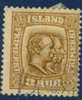PIA - ISLANDA - 1913-18 : Federico VIII E Cristiano IX - (Yv 76) - Gebraucht