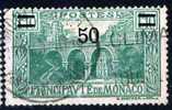 PIA - MONACO - 1926-31 : Francobollo Precedente Soprastampato - (Yv  107) - Gebraucht