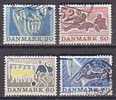Dänemark  514/17 , O  (N 148)* - Used Stamps