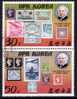 Sir Hill Historische Briefmarken 1980 Korea 1973/4 ZD-Paar Aus Kleinbogen O 5€ Stamp On Stamp Philatelic Se-tenant Corea - Corée (...-1945)