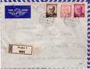 TCHECOSLOVAQUIE-PRAHA 21-1-1946 POUR BEYROUTH LIBAN - Poststempel (Marcophilie)