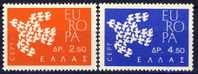 ##Greece. 1961.  EUROPA/CEPT. Michel 775-76. MNH (**) - 1961