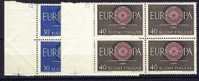 #Finland. 1960.  EUROPA/CEPT. Michel 525-26 In Blocks Of 4.  MNH (**) - Neufs