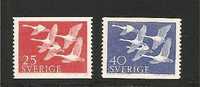 Sch Mi.Nr. 416-17/,  - SCHWEDEN - Schwäne (EUROPA) 1956 ** - Unused Stamps