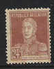 M916.-.ARGENTINIEN / ARGENTINA.- 1923.- MICHEL  # : 277 , MNG - GENERAL SAN MARTIN - Usados