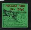 GB STRIKE MAIL RALEIGH SERVICE 2ND ISSUE 10/- BUDLEIGH SALTERTON Sea Coast Cliffs Boats Ships Seaside Huts - Lokale Uitgaven