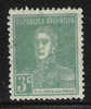 M903.-.ARGENTINIEN / ARGENTINA.- 1924.- MICHEL  # : 287 II    , MNG - GENERAL SAN MARTIN - Nuovi