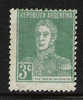 M904.-.ARGENTINIEN / ARGENTINA.- 1924.- MICHEL  # : 287 II    , MNG - GENERAL SAN MARTIN - Nuovi