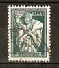 GREECE 1954 ANCIET GREEK ART -1st ISSUE -2500 DRX - Gebraucht