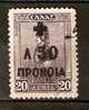 GREECE 1937-1938 CHARITY STAMPS-STAMPS OF LANDSCAPES ISSUE 1927 AND 1933OVERPRINTED OR SURCHARGED -20 L - Usati