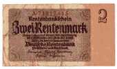BILLET ALLEMAGNE - P.174 - 30/01/1937 - 2 RENTENMARK - 2 Rentenmark