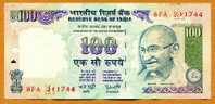100 Rupees    "INDE"        Ro 38   39 - India