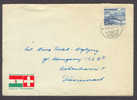Switzerland Deluxe RÜTI Zürich Cancel Cover 1956 To Dänemark Vignette Das Schweizervolk Hilft Ungarns Flüchtlingen ! - Cartas & Documentos