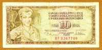 10 Dinars " Yougoslavie "       Ble52 - Yougoslavie