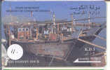 GPT (11) Magnetic/The Fishery Dock/Moored Dhows - Kuwait