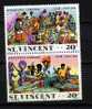 St Vincent ** N°  593/594 - Carnaval De  Kingstown - St.Vincent (1979-...)