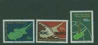 CHT0002 Operations De La Paix 11à 13 Chypre Turc 1975 Neuf ** - Unused Stamps