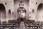 CPSM.       WAHA.     Eglise Romane Saint-Etienne - Intérieur. - Marche-en-Famenne