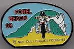 MOTO - Pin´s  - Forel Beach 93 - IV Nuit Des Longues Fourches - Morif Motard S/moto - Motorbikes