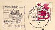 Allemagne Flamme De Stugart De 1976 Thème Poisson De Mer - Maschinenstempel (EMA)