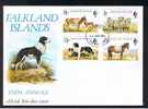 1980 Falkland Islands FDC First Day Cover - Farm Animals Theme  - Ref 404 - Falkland