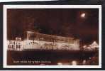 Unusual Early Real Photo Postcard South Parade Pier By Night Southsea Portsmouth Hampshire  - Ref 404 - Portsmouth